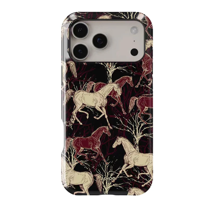 Apple iPhone 15/Pro/Pro Max/Plus - Retro Mustang Creative Shockproof Phone Case - Image 3