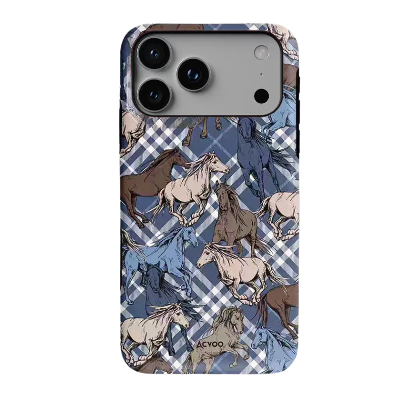 Apple iPhone 15/Pro/Pro Max/Plus - Retro Mustang Creative Shockproof Phone Case - Image 5