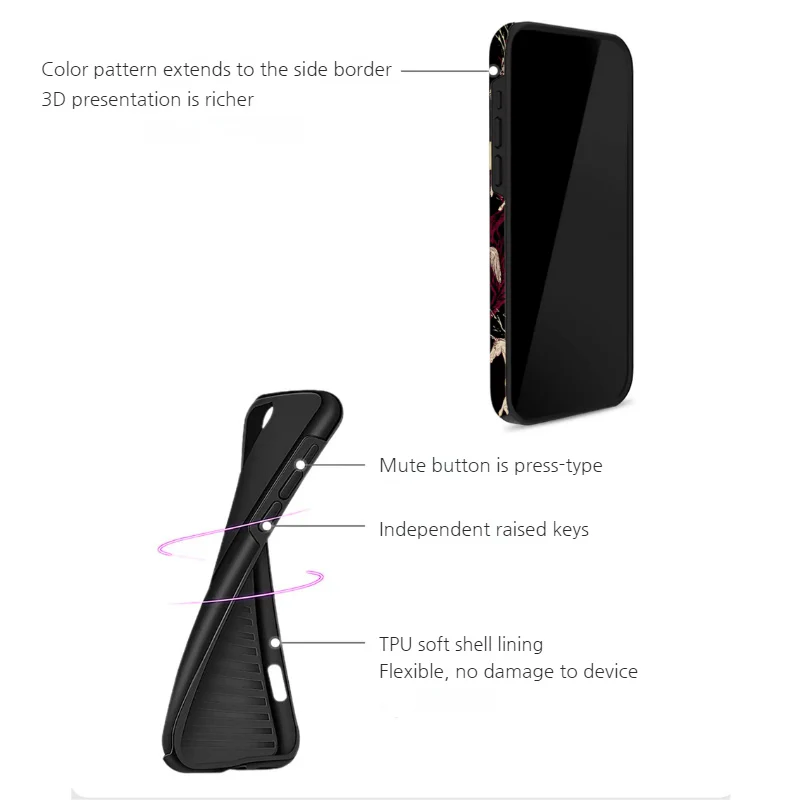 Apple iPhone 15/Pro/Pro Max/Plus - Retro Mustang Creative Shockproof Phone Case - Image 6