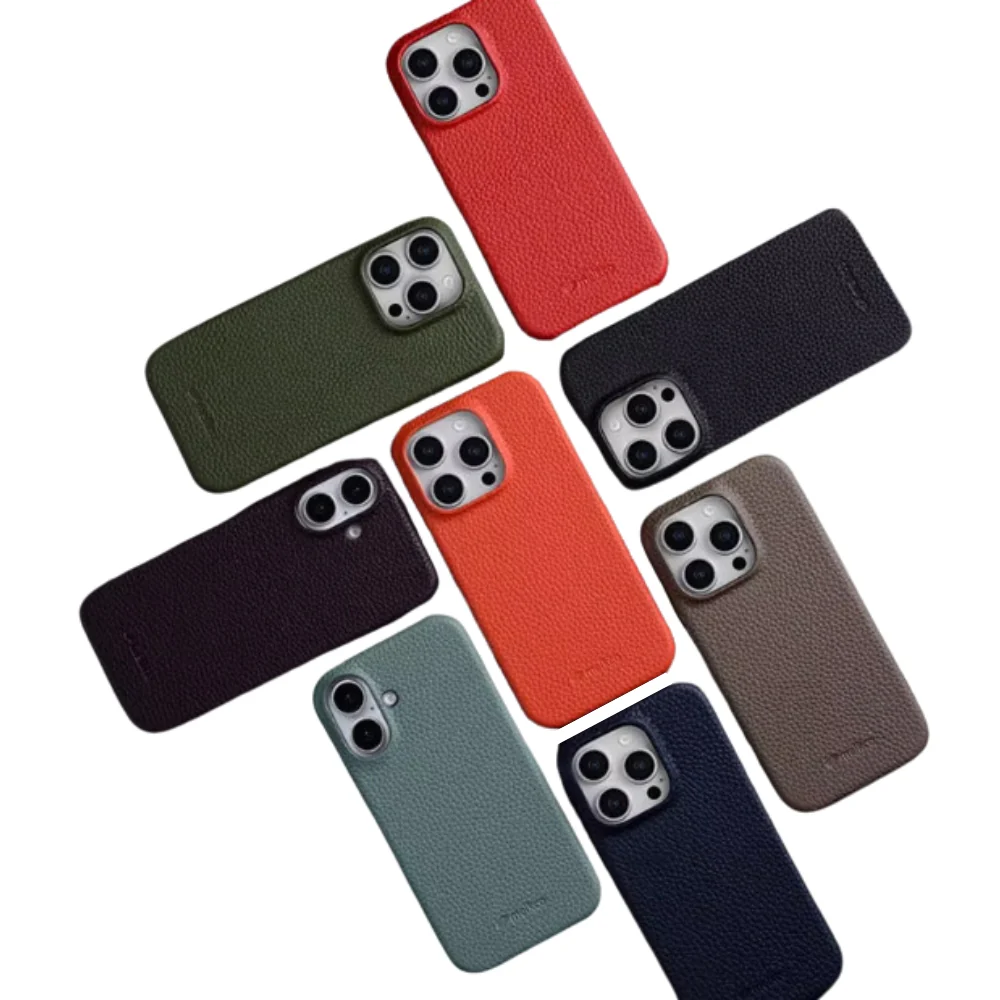 Apple iPhone 15/Plus/Pro/Max - Melkco Business Drop Proof Cowhide + PC Genuine Leather Series Case - Image 2