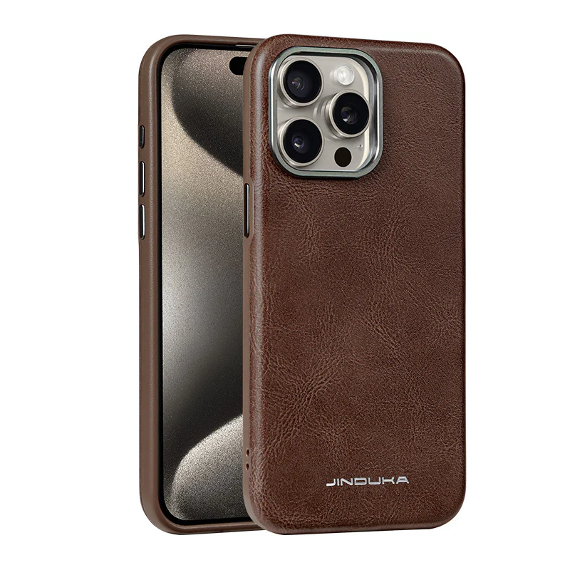 Apple iPhone 17/Air/Pro/Max - Business Retro Shockproof Leather Shockproof Case - Image 3