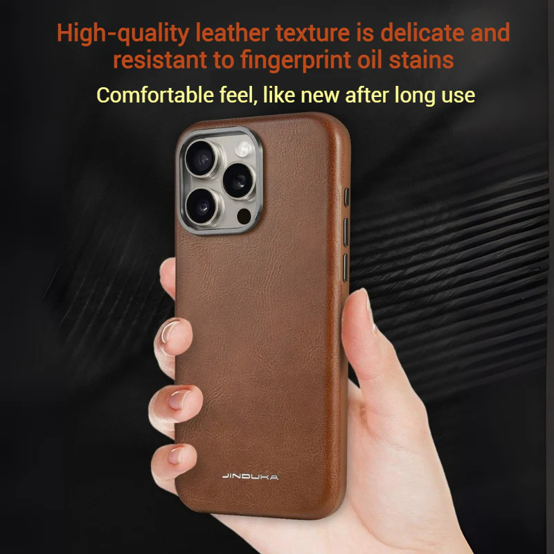 Apple iPhone 17/Air/Pro/Max - Business Retro Shockproof Leather Shockproof Case - Image 7
