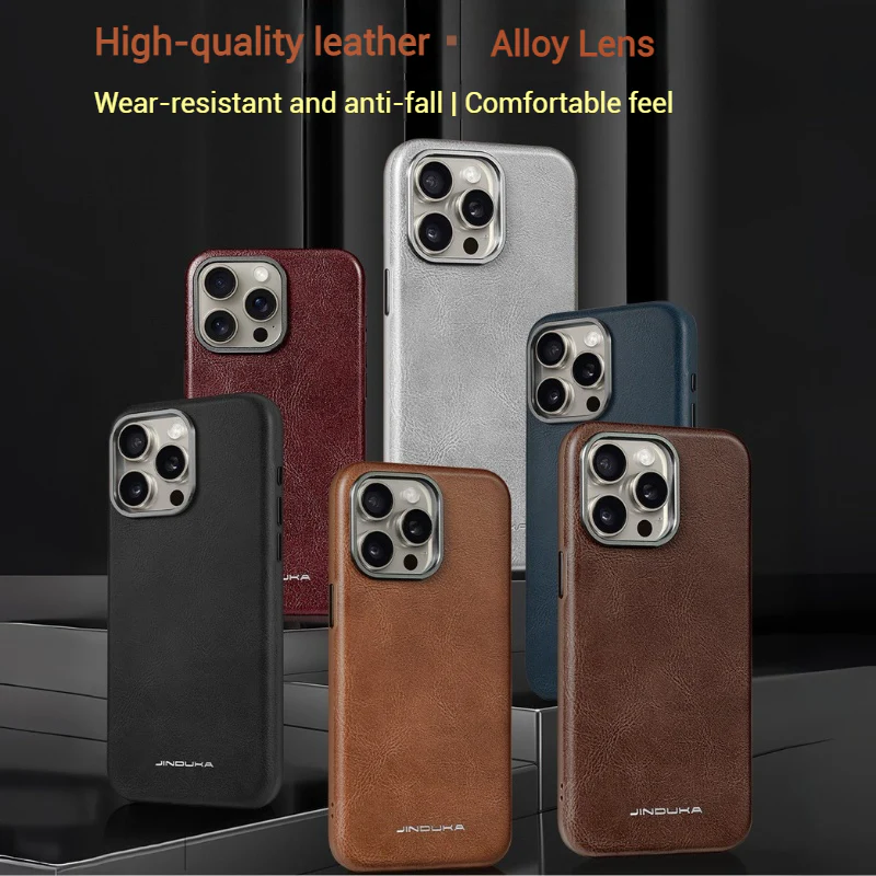 Apple iPhone 17/Air/Pro/Max - Business Retro Shockproof Leather Shockproof Case - Image 8
