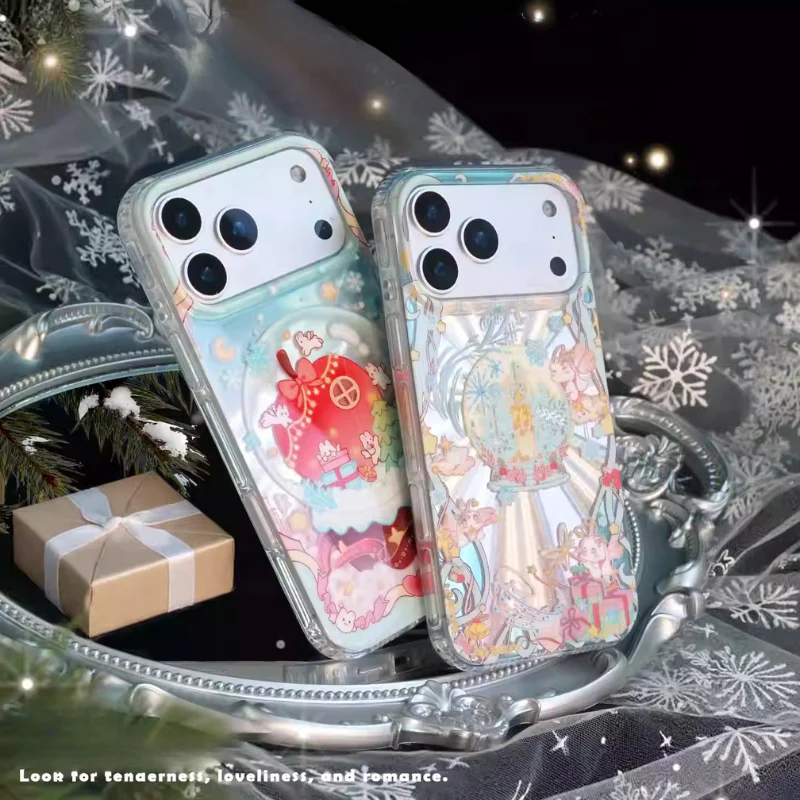 Apple iPhone 17/Pro/Pro Max - Christmas Cartoon Double-Layer Phone Case - Image 3