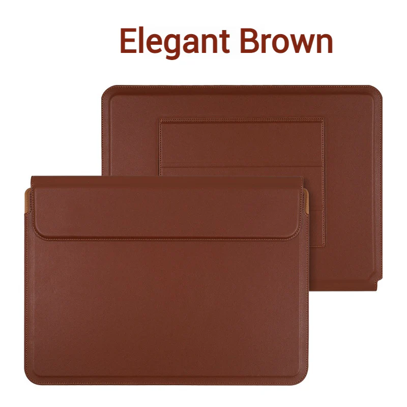 Apple/Lenovo/Huawei Universal 13-inch Laptop Sleeve Storage Bag With Magnetic Closure and Stand - Image 5