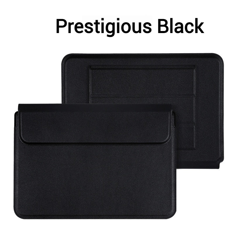 Apple/Lenovo/Huawei Universal 13-inch Laptop Sleeve Storage Bag With Magnetic Closure and Stand - Image 6