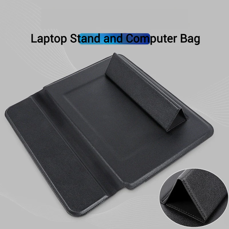 Apple/Lenovo/Huawei Universal 13-inch Laptop Sleeve Storage Bag With Magnetic Closure and Stand - Image 9