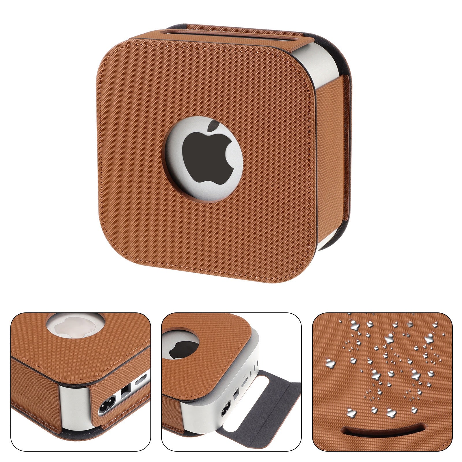 Apple Mac Mini M4 / M4 Pro 2024 Desktop Computer PU Leather Protective Case