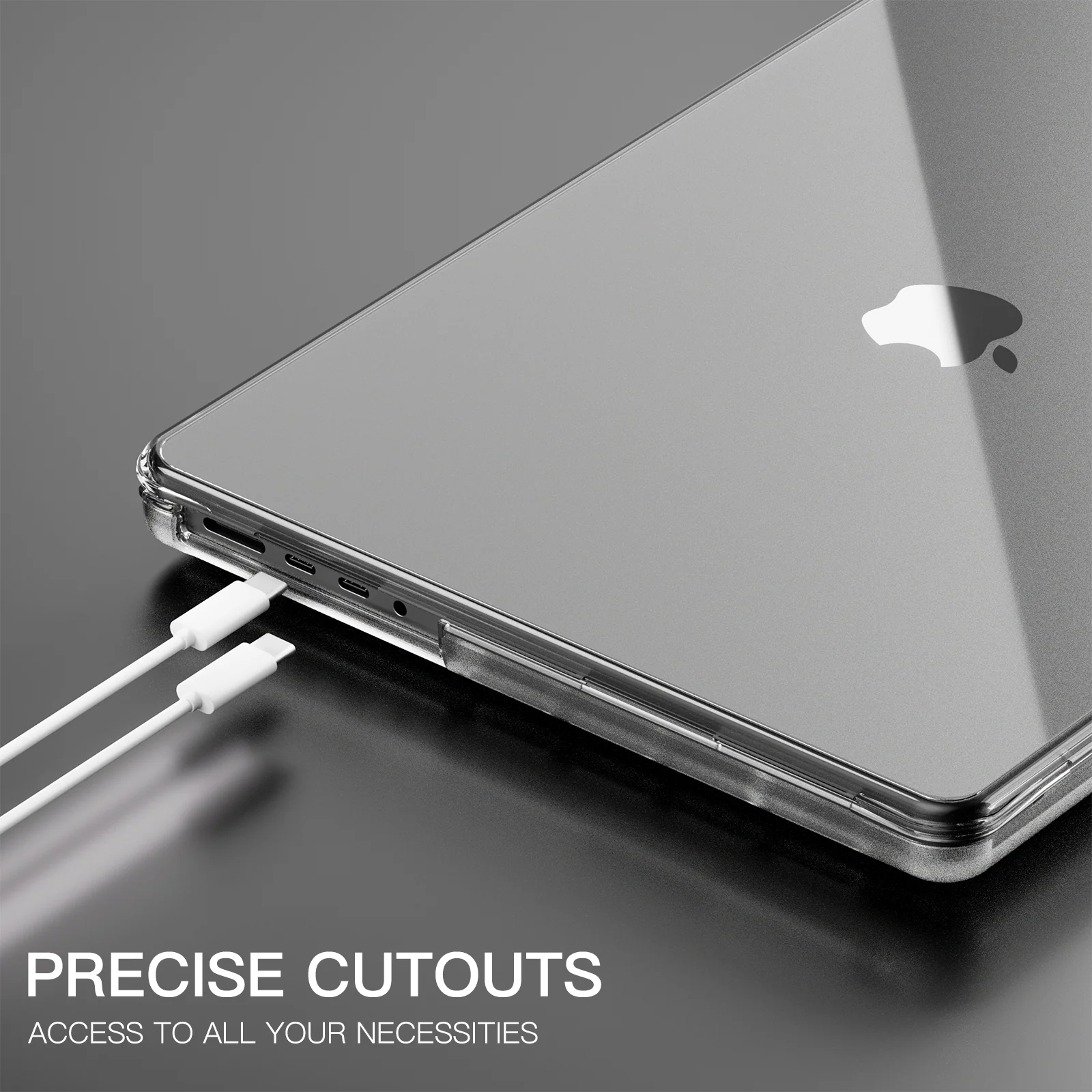 MacBook Air 13.6" 2025 (A3240) M4 - Slim PC + TPU Scratch-Resistant Laptop Case - Image 11