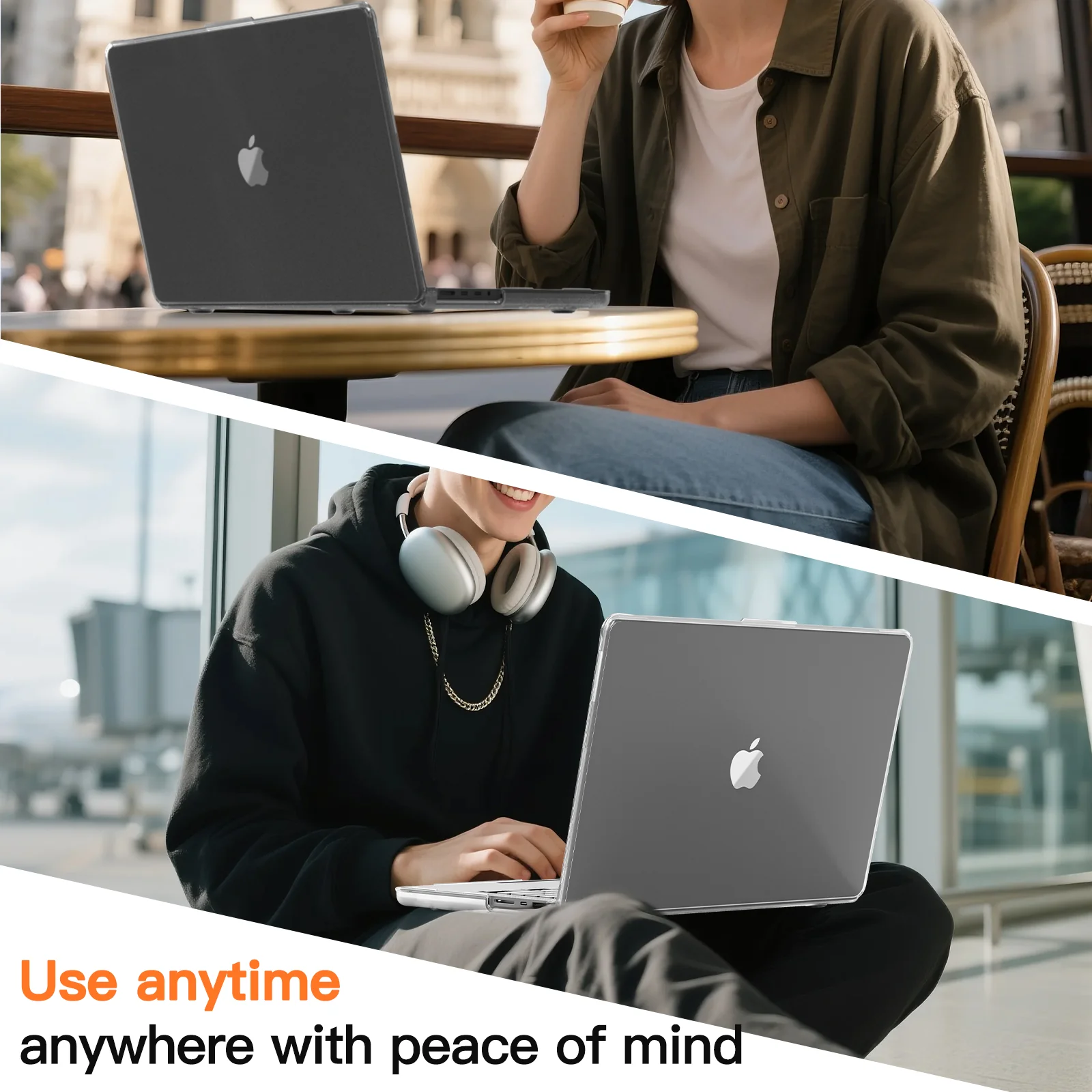 MacBook Air 13.6" 2025 (A3240) M4 - Slim PC + TPU Scratch-Resistant Laptop Case - Image 13