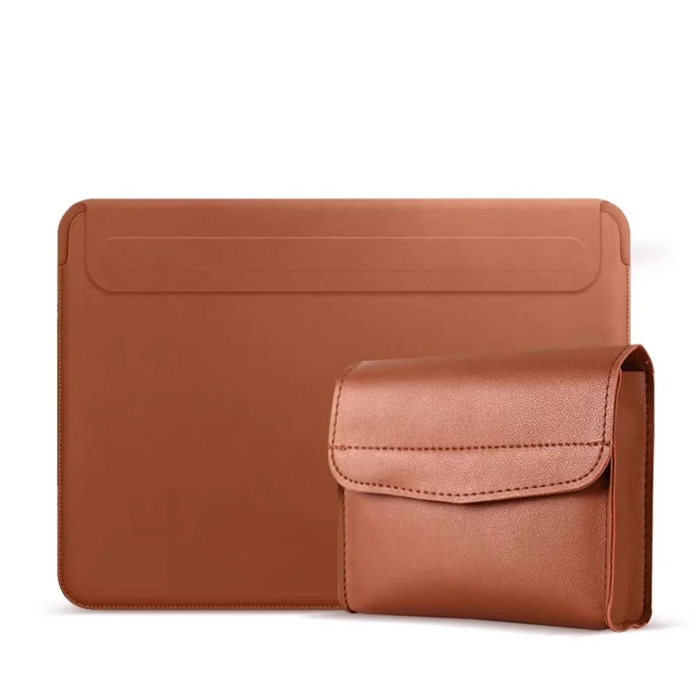 Apple MacBook Air & Pro 13"-17.3" Business Leather Protective Sleeve With Power Bank Bag - Image 10