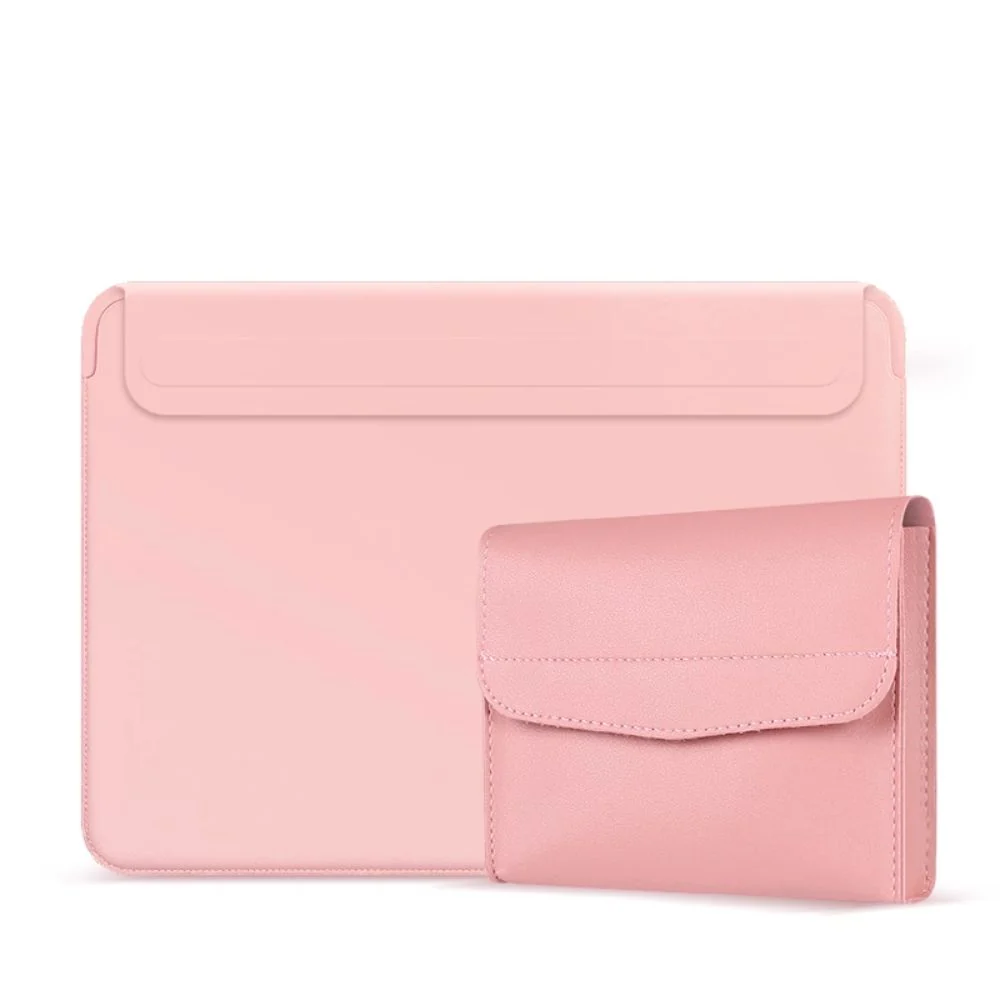 Apple MacBook Air & Pro 13"-17.3" Business Leather Protective Sleeve With Power Bank Bag - Image 8