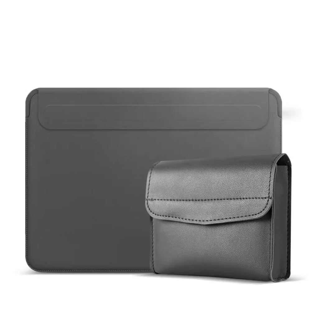 Apple MacBook Air & Pro 13"-17.3" Business Leather Protective Sleeve With Power Bank Bag - Image 9
