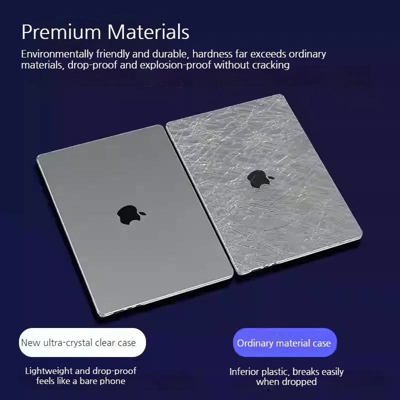 Apple Macbook Neo 13“ 2026 (A3404) - Transparent Shockproof Heavy Duty Tough Case Cover - Image 2