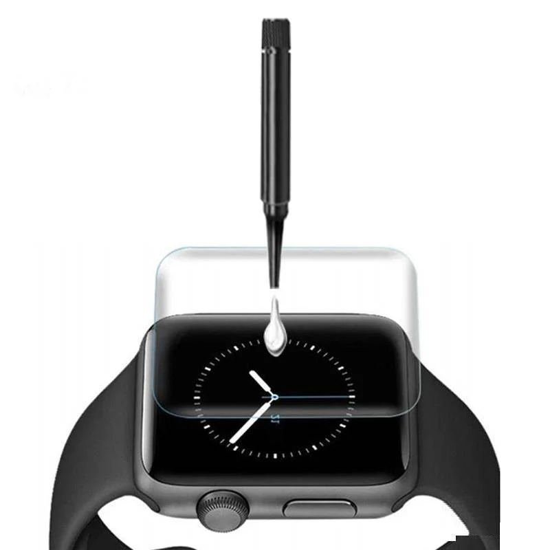 Apple Watch Full Covered UV Glue Tempered Glass Screen Protector