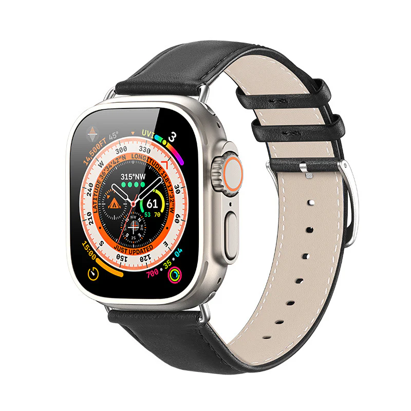Apple Watch Series 1/2/3/4/5/6/SE/7/8/9/10 Business Premium Waterproof Leather Watch Strap Band - Image 10