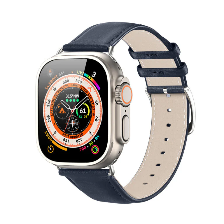 Apple Watch Series 1/2/3/4/5/6/SE/7/8/9/10 Business Premium Waterproof Leather Watch Strap Band - Image 9