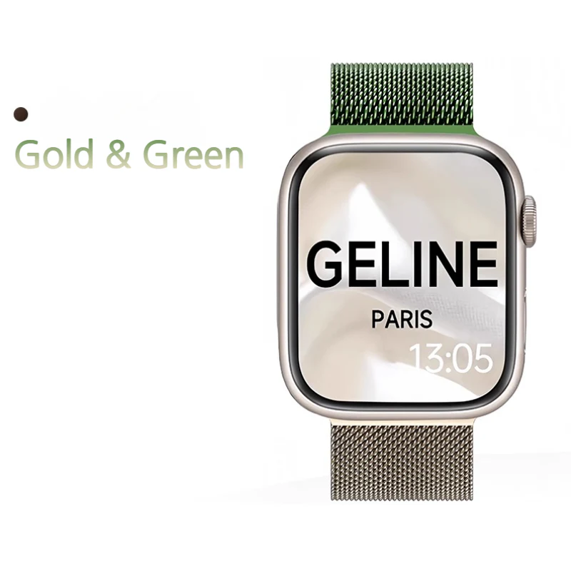Apple Watch Series 10/11 - Gradient Dual‑Magnetic Metal Watch Band - Image 11