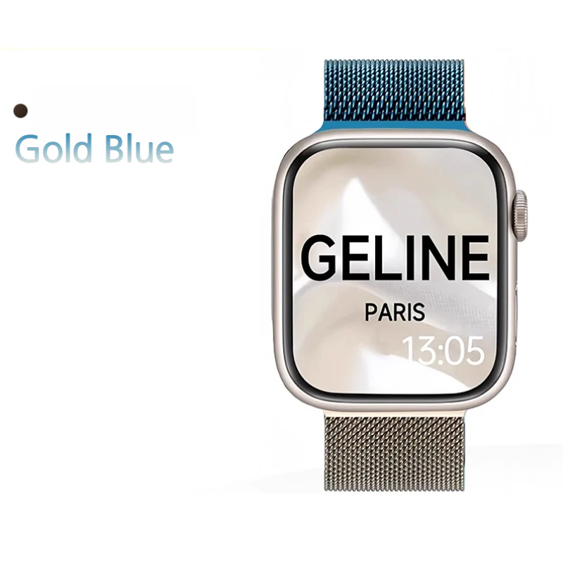 Apple Watch Series 10/11 - Gradient Dual‑Magnetic Metal Watch Band - Image 12