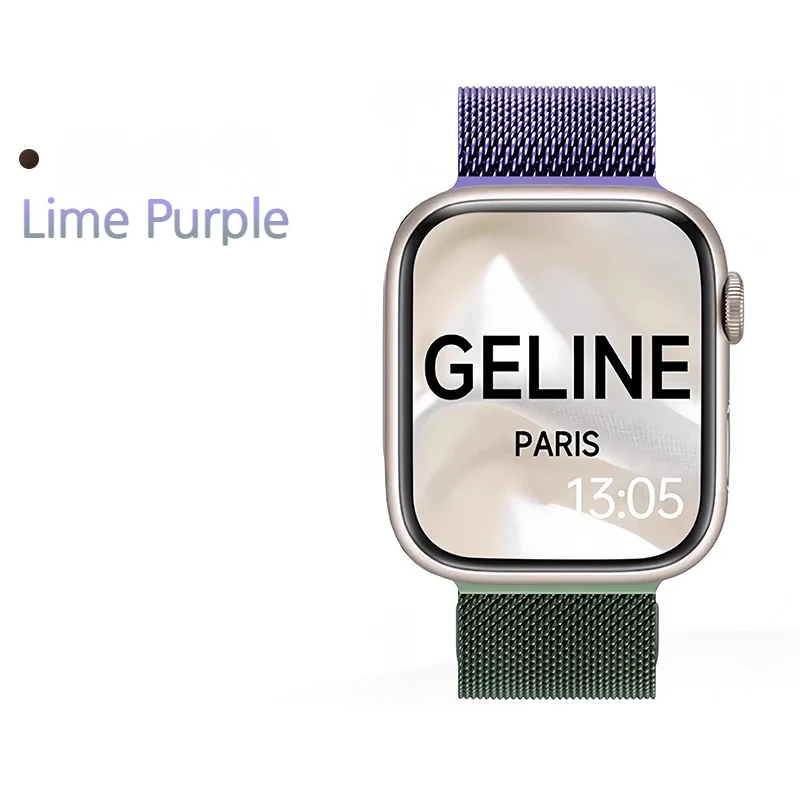 Apple Watch Series 10/11 - Gradient Dual‑Magnetic Metal Watch Band - Image 9