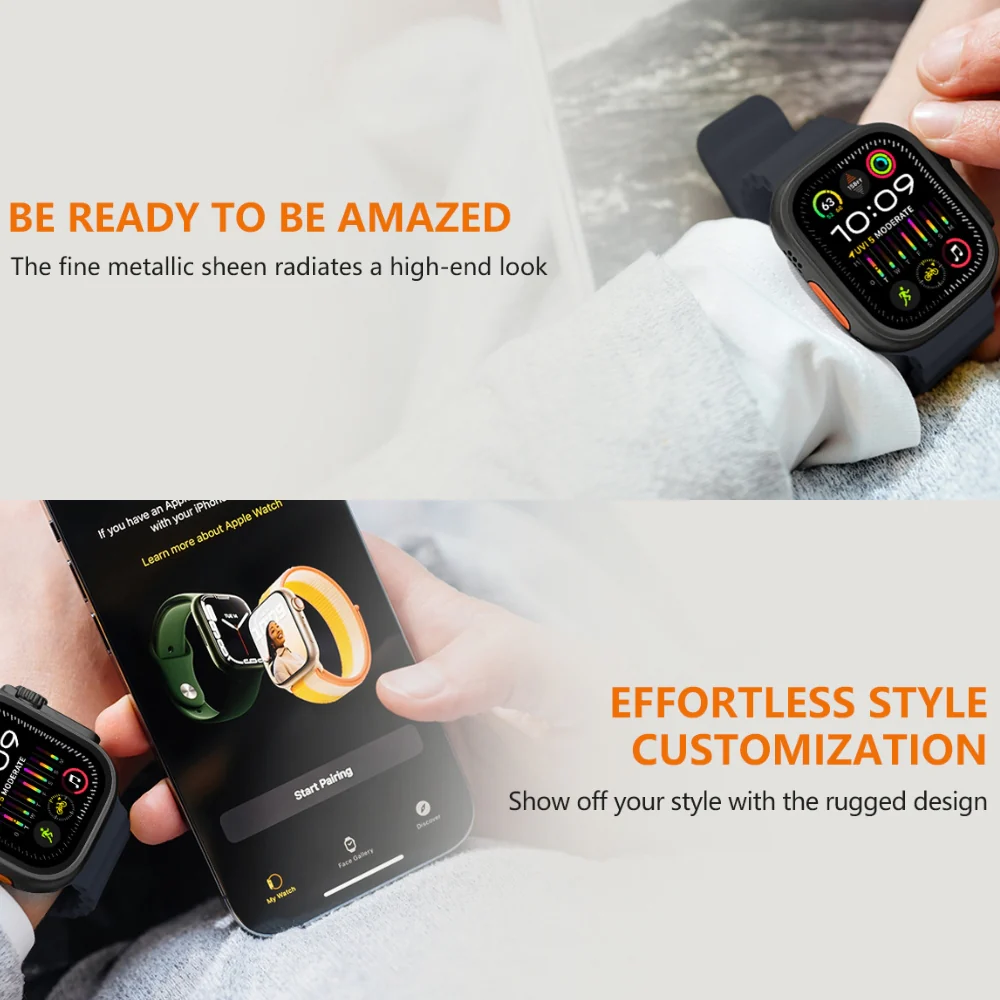 Apple Watch Series 4/5/6/SE/7/8/9 44mm/45mm - Colorful Beaded Patchwork Leather Watch Strap Band - Image 10