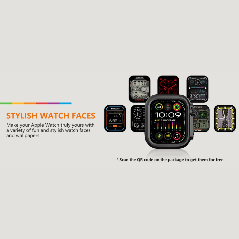 Apple Watch Series 4/5/6/SE/7/8/9 44mm/45mm - Colorful Beaded Patchwork Leather Watch Strap Band - Image 11