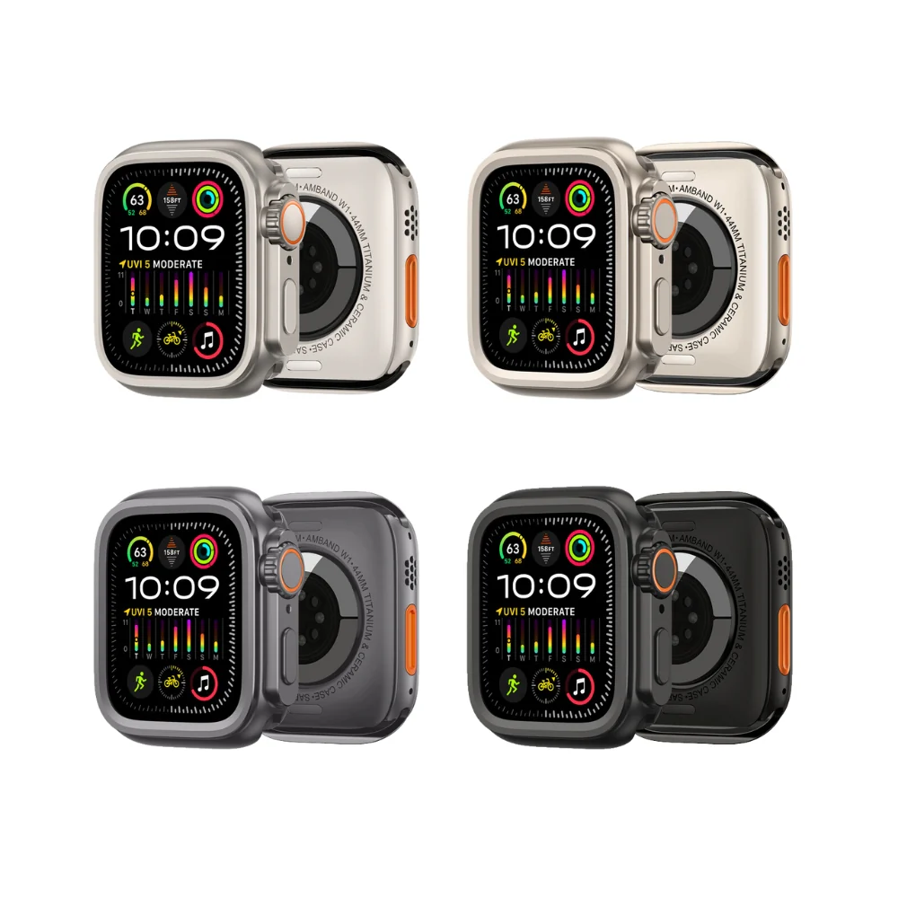 Apple Watch Series 4/5/6/SE/7/8/9 44mm/45mm - Colorful Beaded Patchwork Leather Watch Strap Band - Image 5