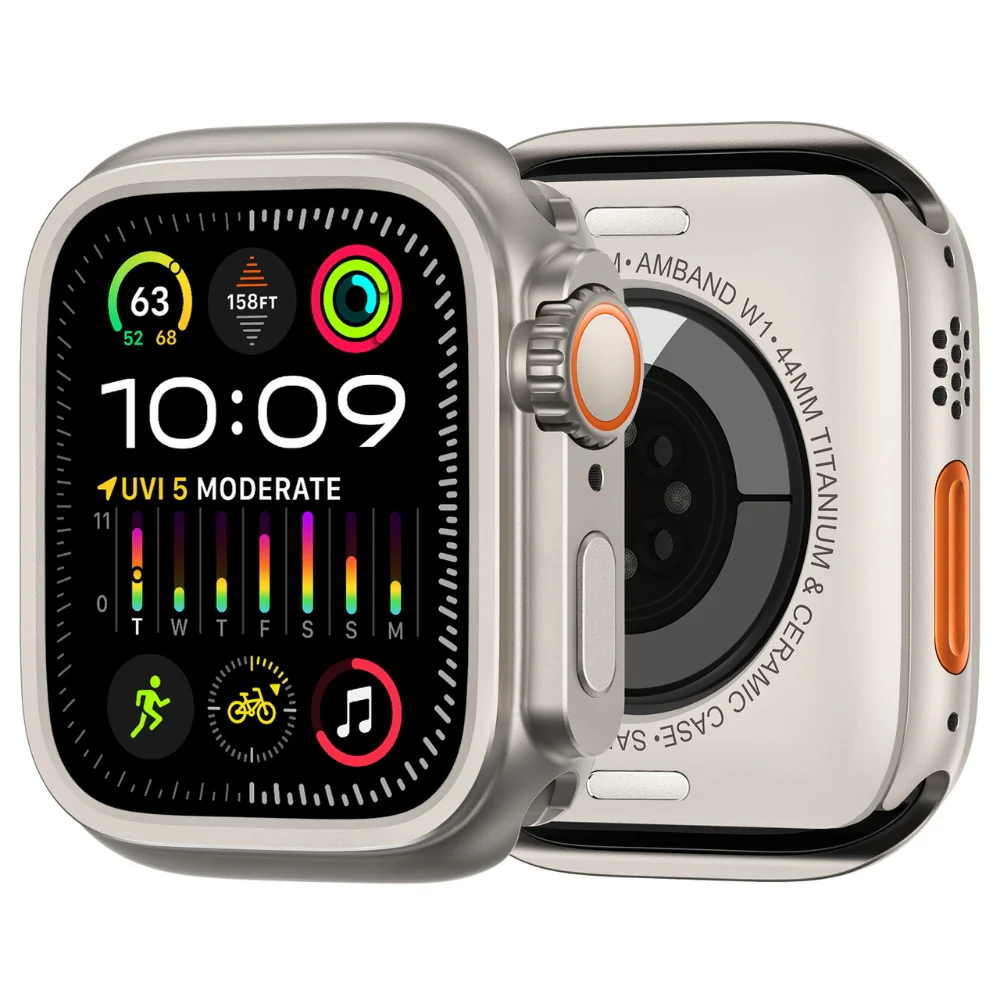 Apple Watch Series 4/5/6/SE/7/8/9 44mm/45mm - Colorful Beaded Patchwork Leather Watch Strap Band - Image 6