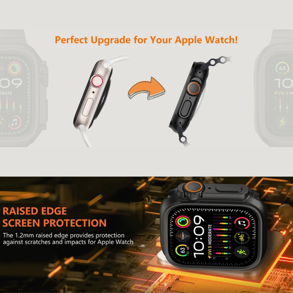 Apple Watch Series 4/5/6/SE/7/8/9 44mm/45mm - Colorful Beaded Patchwork Leather Watch Strap Band - Image 8