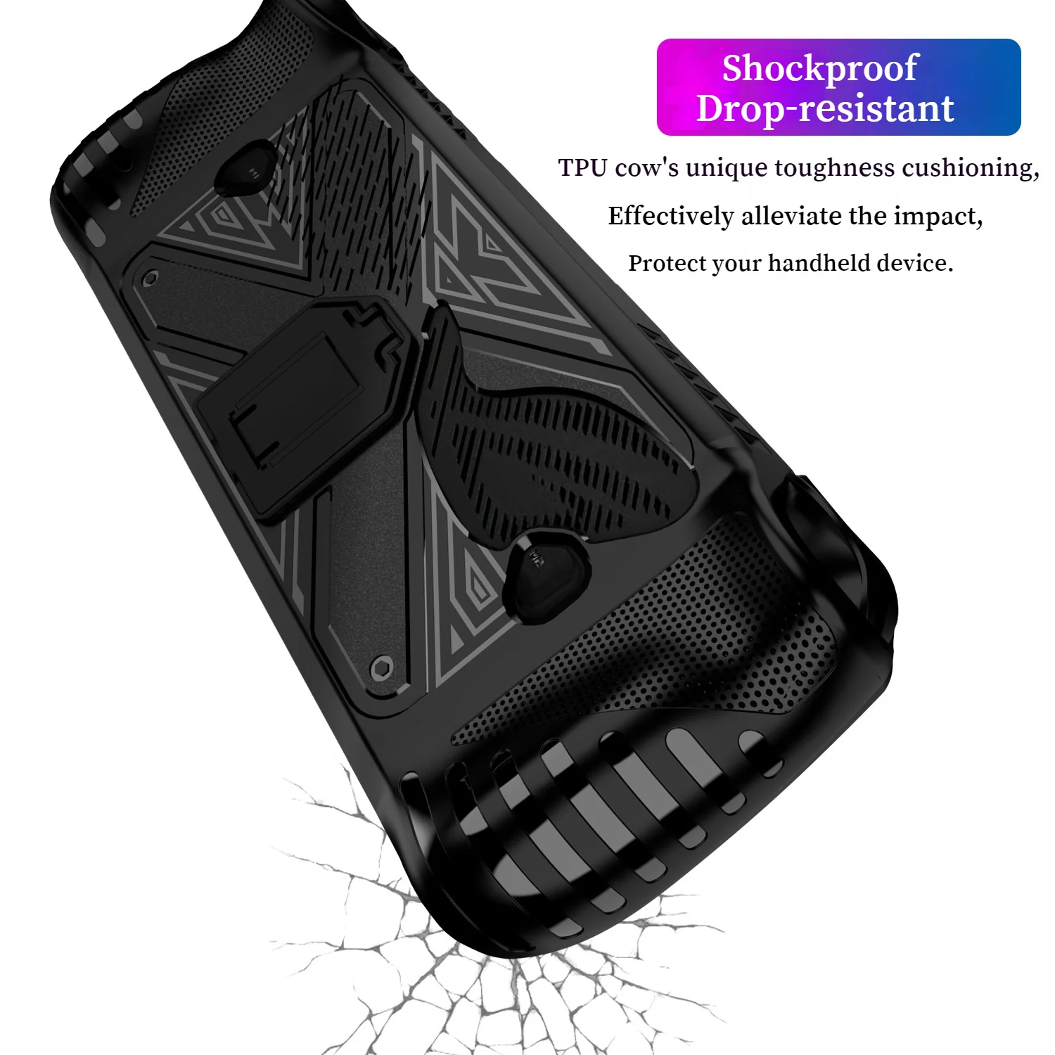 ASUS ROG Ally X (2024) - Shockproof TPU Soft Protective Case Cover With Kickstand - Image 6