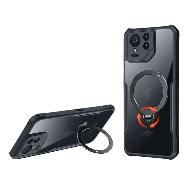 ASUS ROG Phone 6 & Pro - 360° Rotating Bracket Soft TPU Bumper Military Grade Airbags Shookproof Case