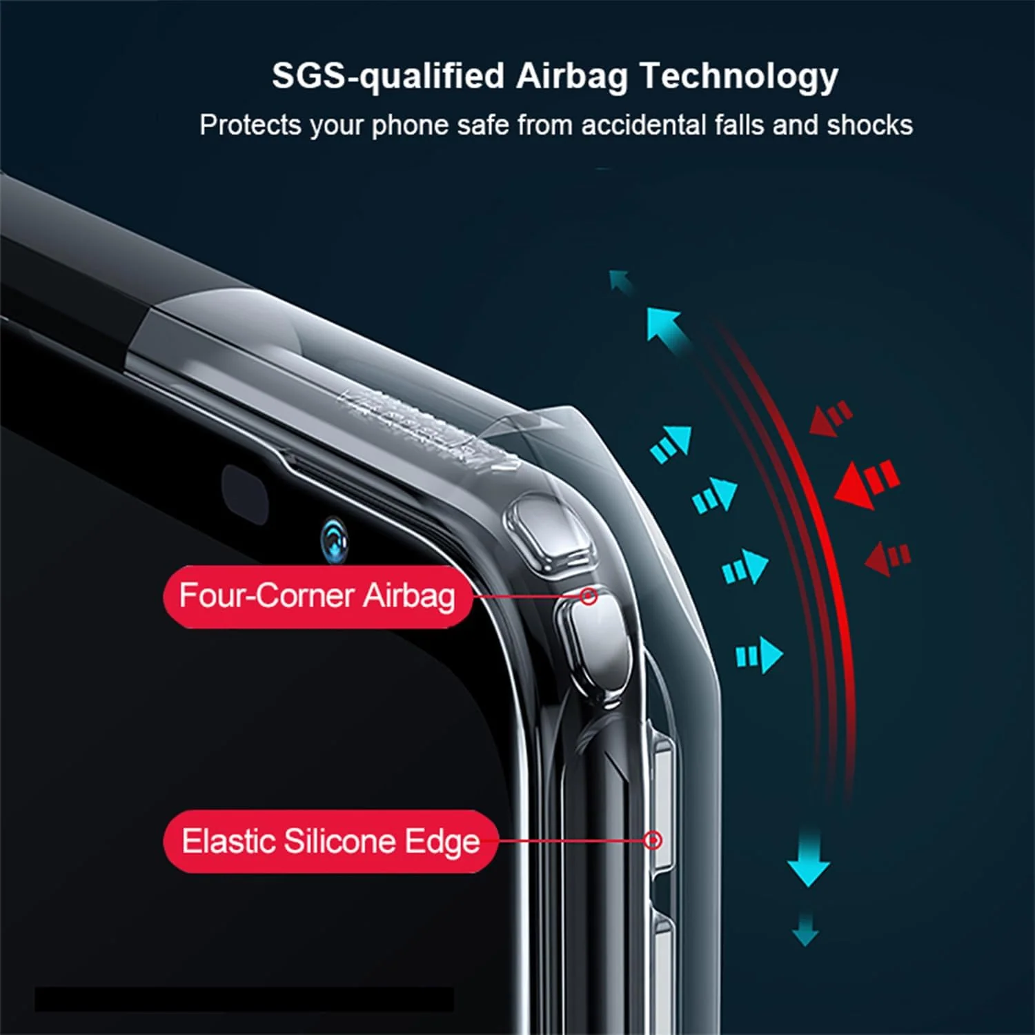 ASUS ROG Phone 6 & Pro - 360° Rotating Bracket Soft TPU Bumper Military Grade Airbags Shookproof Case - Image 4