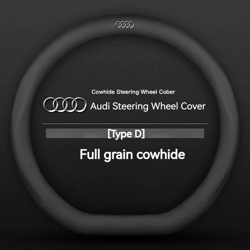 Audi Genuine Cowhide Leather Steering Wheel Cover For Q5L, A4L, A3, A6L, Q3, Q2L, A5, Q7, A7, Q8, S3 - Image 13