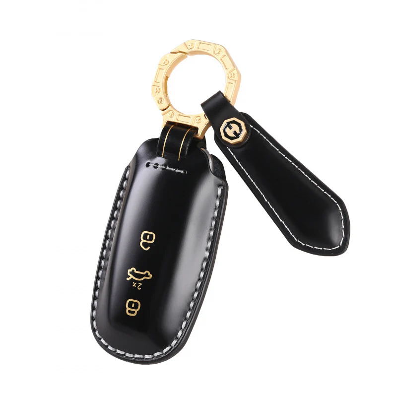 Audi Genuine Leather Protection Car Key Fob Case Cover For A3, A6, A7, A8, Q7, Q8, E-Tron, S3, S6, S7, SQ7, SQ8, RS6, RS7, A6L