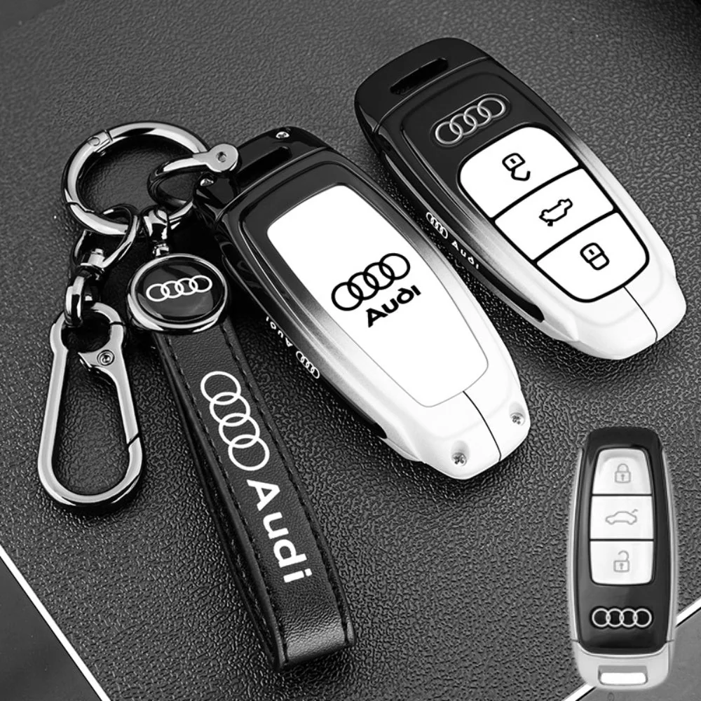 Audi Stylish with Cool Shockproof Car Key Protective Fob Case Cover For A3, A4, A5, A6, Q2, Q3, Q5, Q7, Q8, e-tron - Image 4