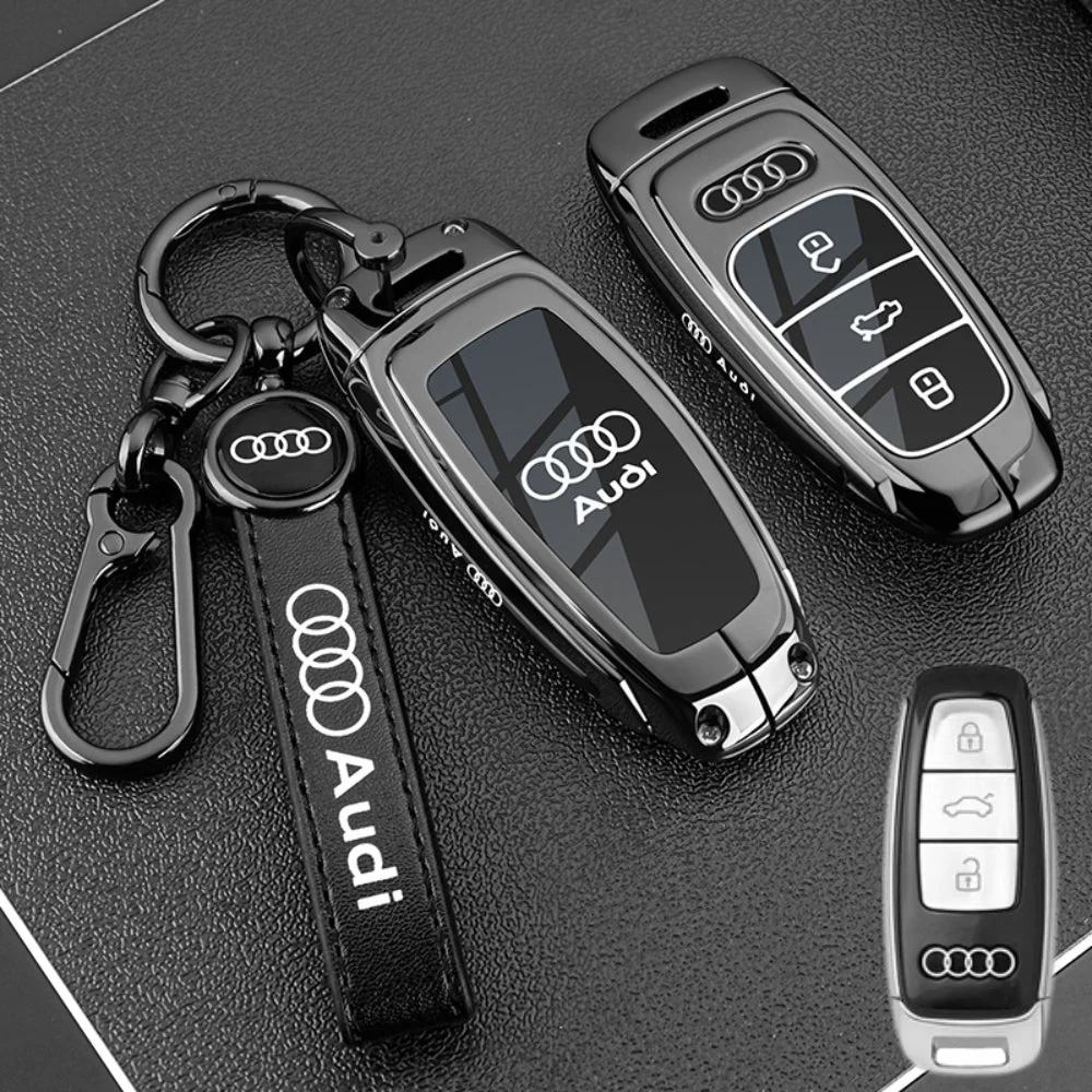 Audi Stylish with Cool Shockproof Car Key Protective Fob Case Cover For A3, A4, A5, A6, Q2, Q3, Q5, Q7, Q8, e-tron - Image 5