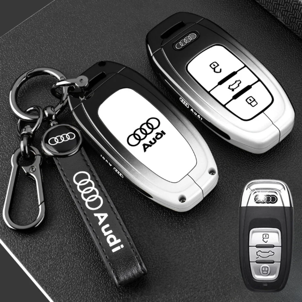 Audi Stylish with Cool Shockproof Car Key Protective Fob Case Cover For A3, A4, A5, A6, Q2, Q3, Q5, Q7, Q8, e-tron - Image 6