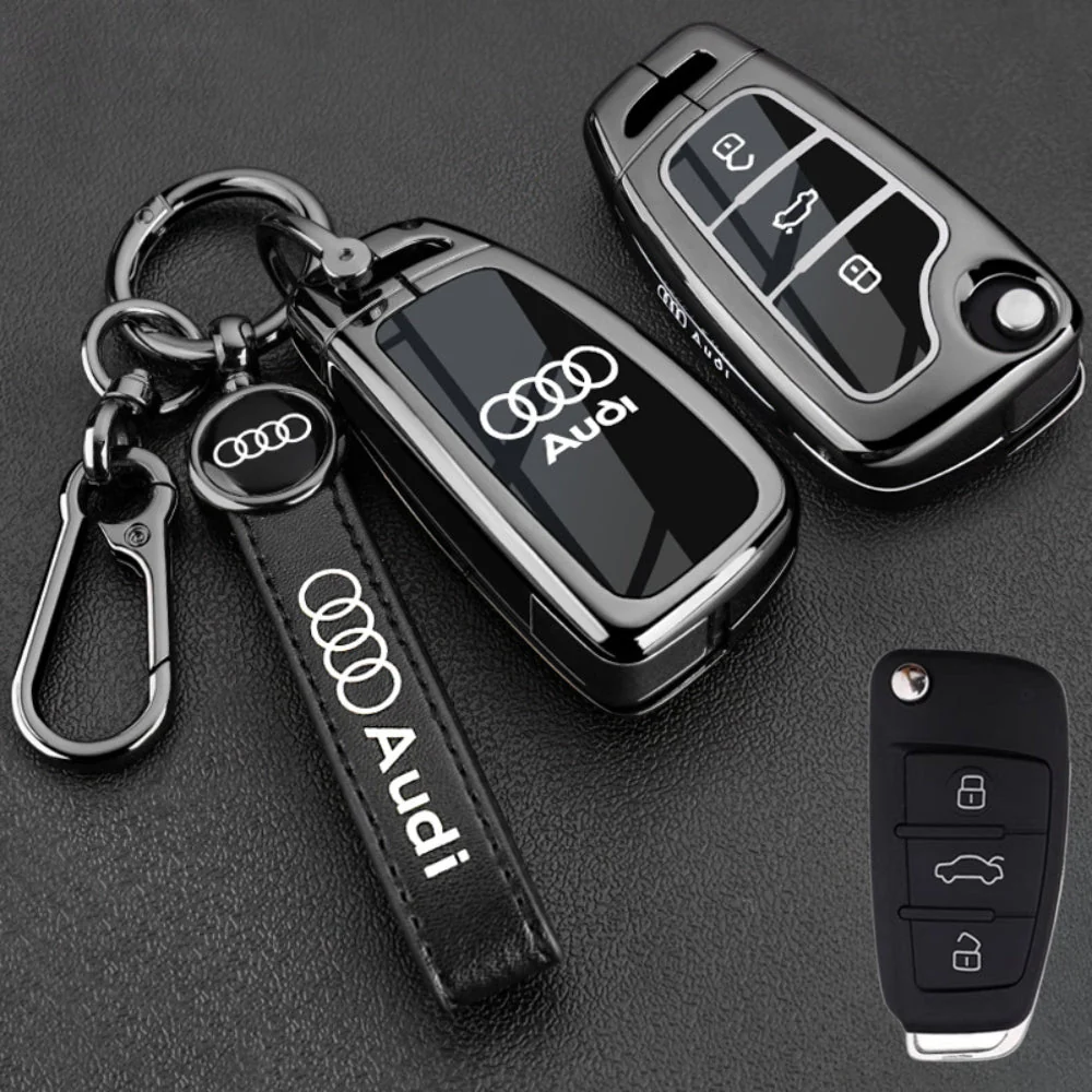 Audi Stylish with Cool Shockproof Car Key Protective Fob Case Cover For A3, A4, A5, A6, Q2, Q3, Q5, Q7, Q8, e-tron - Image 9