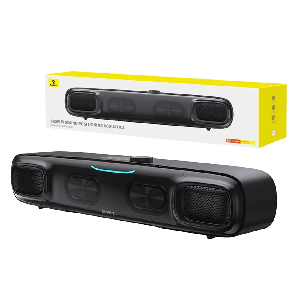 Baseus AeQur DS10 Mini Soundbar-Cluster Black - Image 8