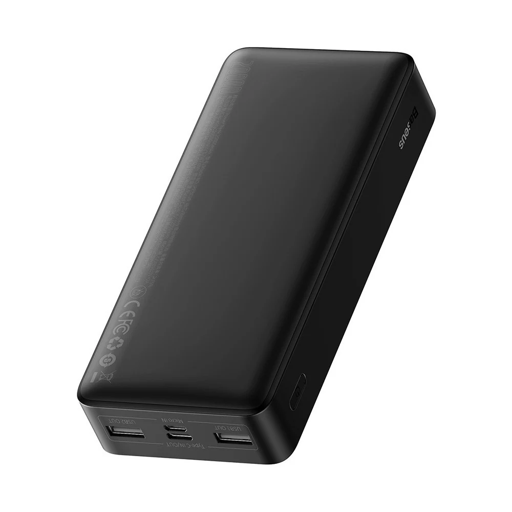 Baseus Bipow Digital Display Power Bank 20000mAh 15W (Overseas Edition) PPBD050101-Black - Image 2