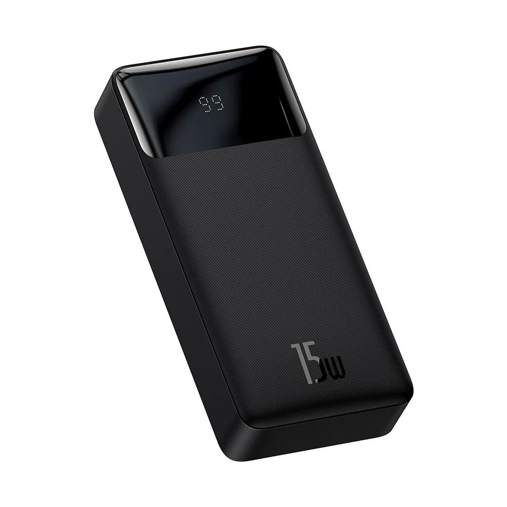 Baseus Bipow Digital Display Power Bank 20000mAh 15W (Overseas Edition) PPBD050101-Black - Image 4