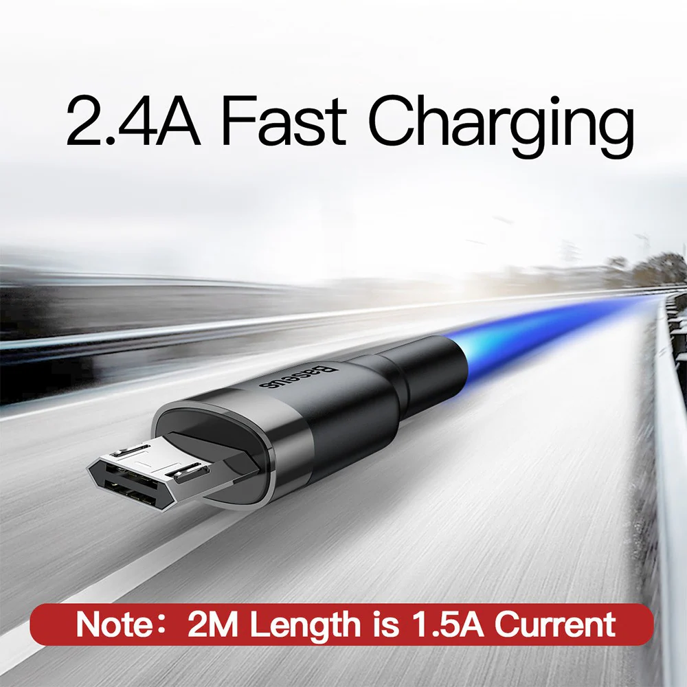Baseus Cafule Cable USB For Micro 2A 3m - Image 5
