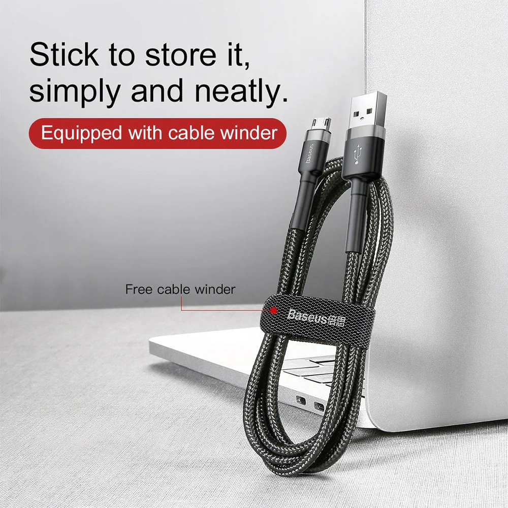 Baseus Cafule Cable USB For Micro 2A 3m - Image 7