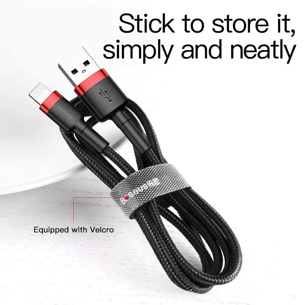Baseus Cafule Fast Charge USB For IP 2A 3M - Image 6
