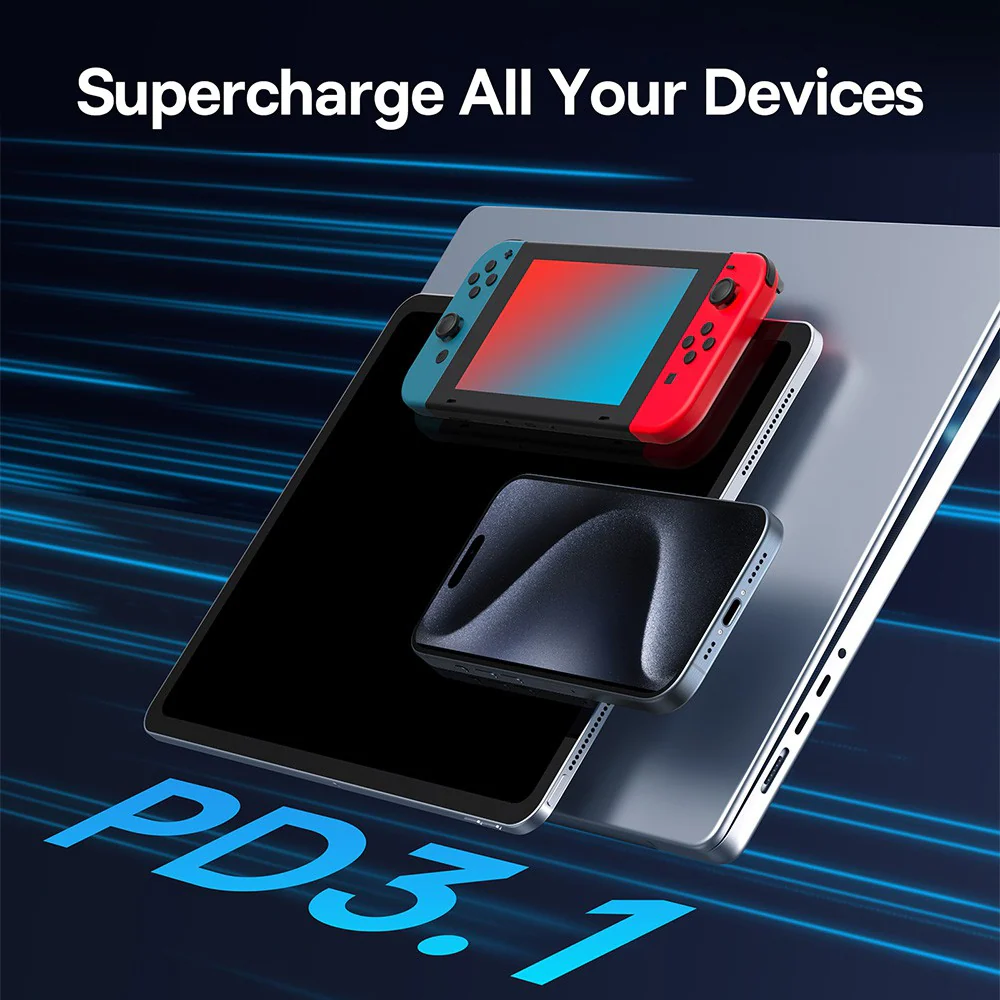 Baseus Flash Series 2 USB4 Full Featured Data Cable Type-C to Type-C 240W 1M-Cluster Black Compatible for iPhone 15 16 Series - Image 8