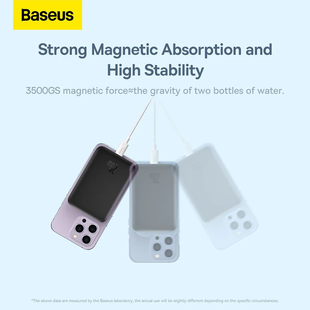 Baseus Magnetic Mini Air Wireless Fast Charge Power Bank 10000mAh 20W - Image 11