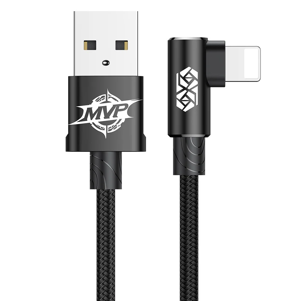 Baseus MVP Elbow Type Cable USB For IP 2A 1M - Image 10