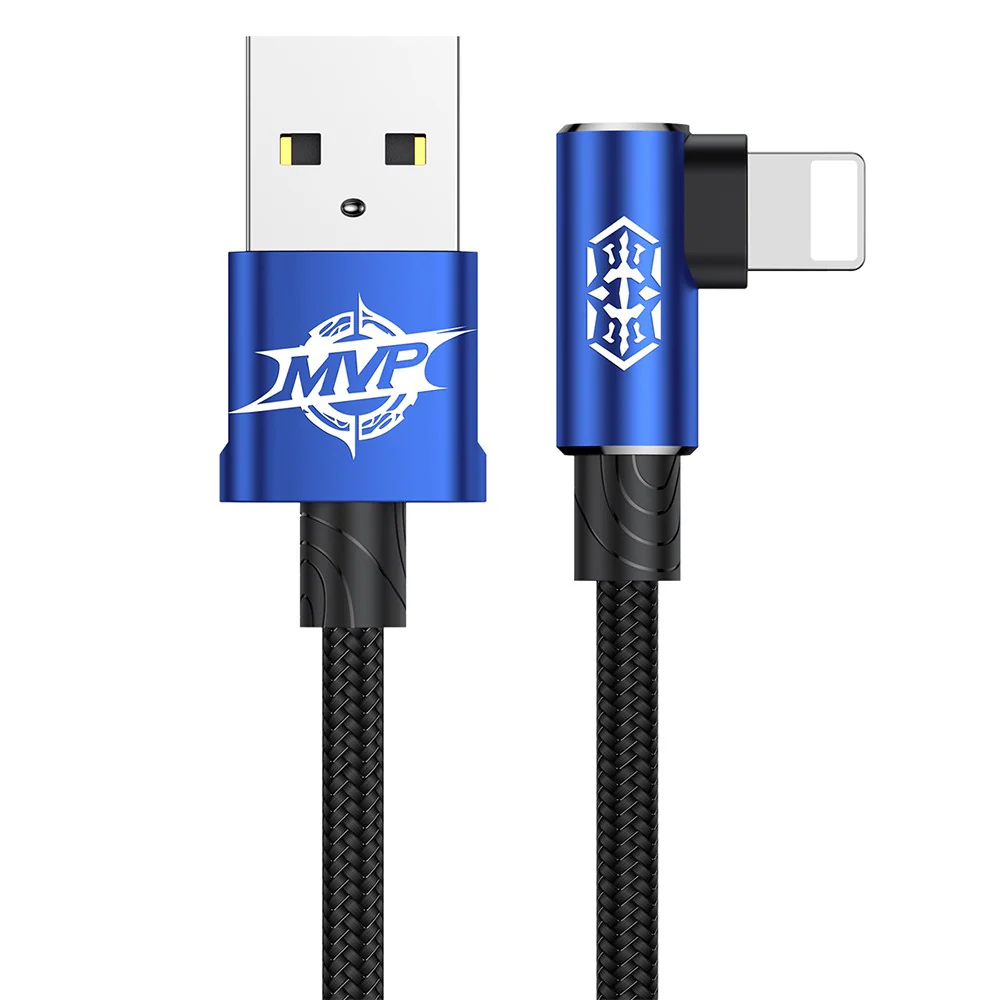 Baseus MVP Elbow Type Cable USB For IP 2A 1M - Image 11