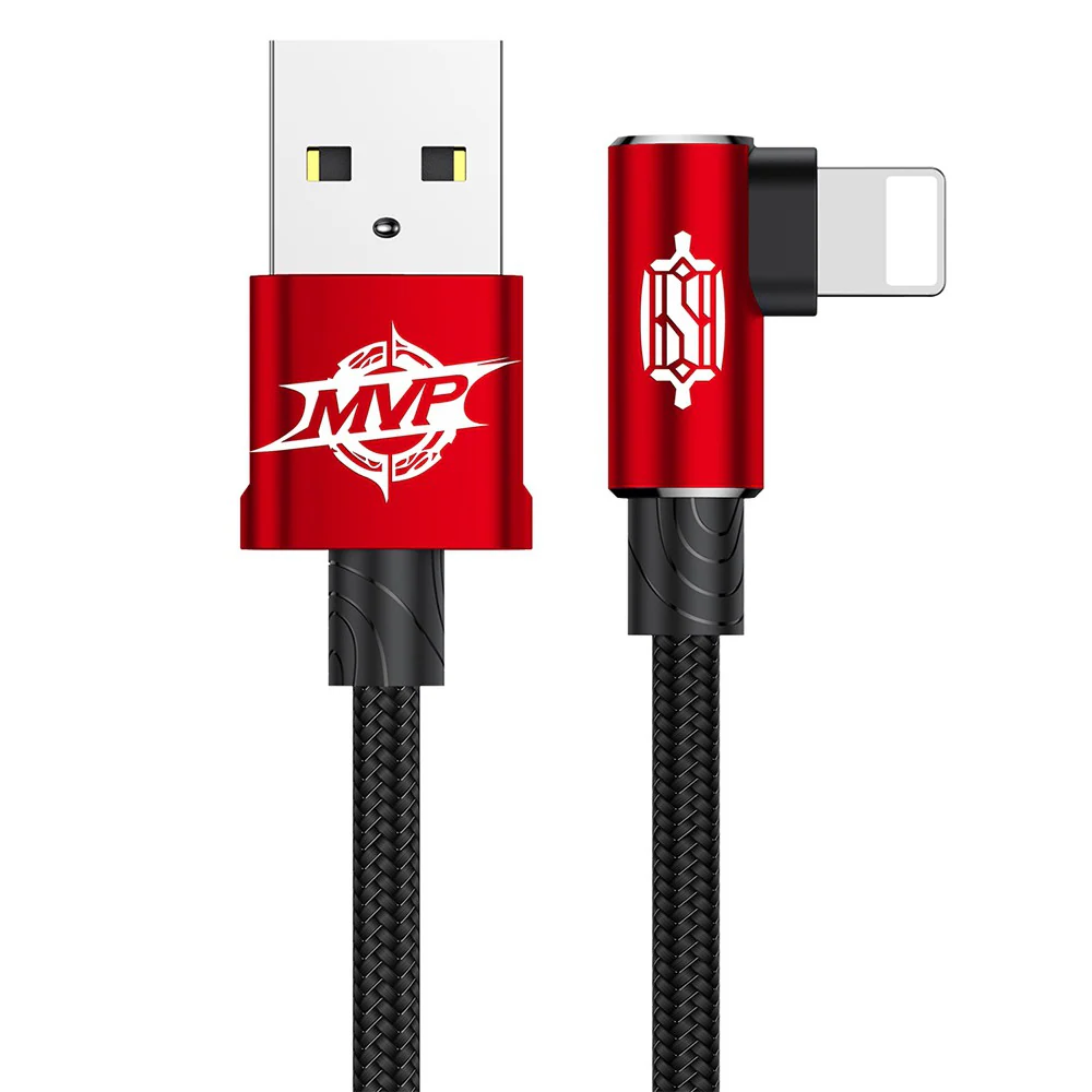 Baseus MVP Elbow Type Cable USB For IP 2A 1M - Image 12