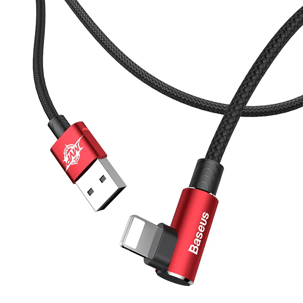 Baseus MVP Elbow Type Cable USB For IP 2A 1M - Image 2